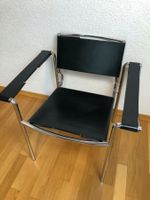 Alias 109 Armchair Sessel Leder schwarz Design Stuhl