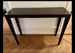 Konsolentisch massiv dunkelbraun 