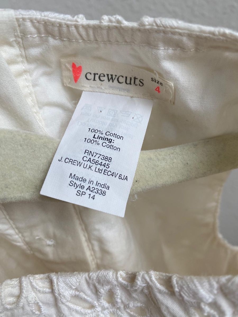 J.Crew Kleider & Röcke: Crewcuts robe blanche-taille 4 ans – Gebraucht aus Geneve von maremonte 4