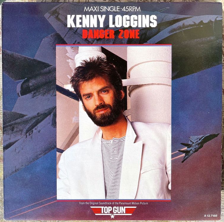 Kenny Loggins Danger Zone Vinyl Maxi Single 12"1986 Top Gun Kaufen
