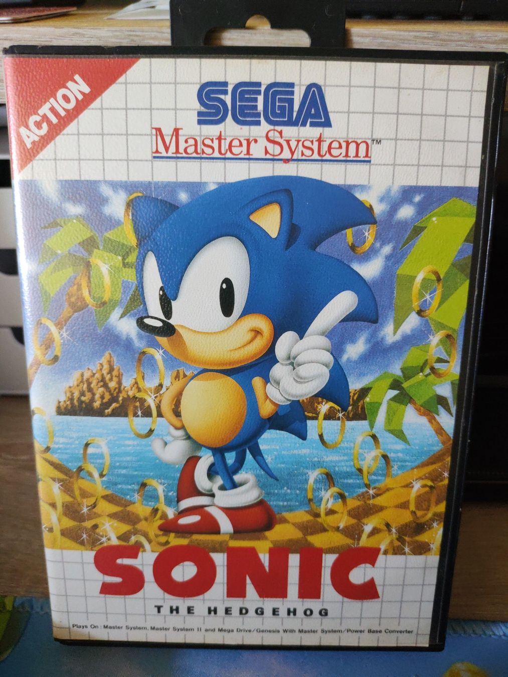 Sega Giochi: Jeu Sega Master System Sonic The Hedgehog complet – Usato da Fribourg venduto da PastGame
