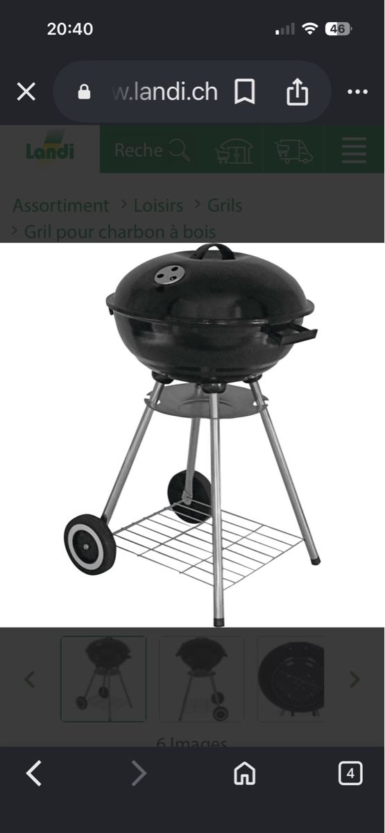 Griglie: Holzkohle Kugel Grill – Usato da Pfyn venduto da Nathalie71 2