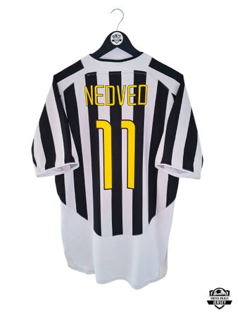 NEDVED #11 Original Juventus 2003-04 Home Trikot