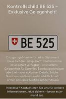 Kontrollschild BE 525 Exklusive Gelegenheit!