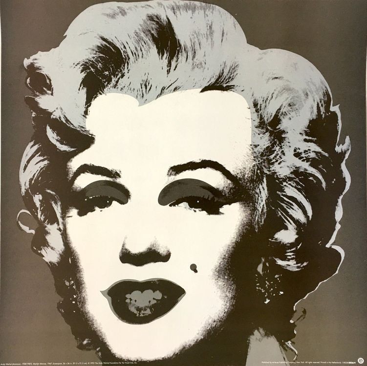 Arts picturaux & lithographies: Andy Warhol    "Marilyn black"    KUNSTDRUCK – D'occasion à Nennigkofen par Schamane75