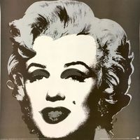 Andy Warhol    "Marilyn black"    KUNSTDRUCK