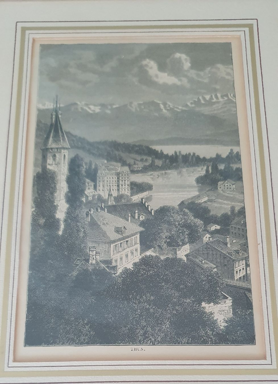 Incisioni: Bild - Stich, Thun – Usato da Kreuzlingen venduto da Rschweiz1 1