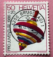 Nr.J 299 Kreisel Pro Juventute GESTEMPELT  Brugg(AG)