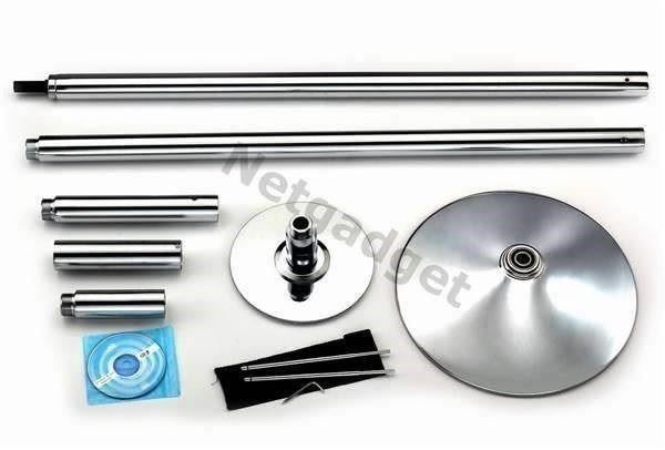 Hometrainer: Komplett-Kit Pole Dance Stange Edelstahl – Nuovo e nell'imballaggio originale da Yverdon-les-Bains venduto da Netgadget 4