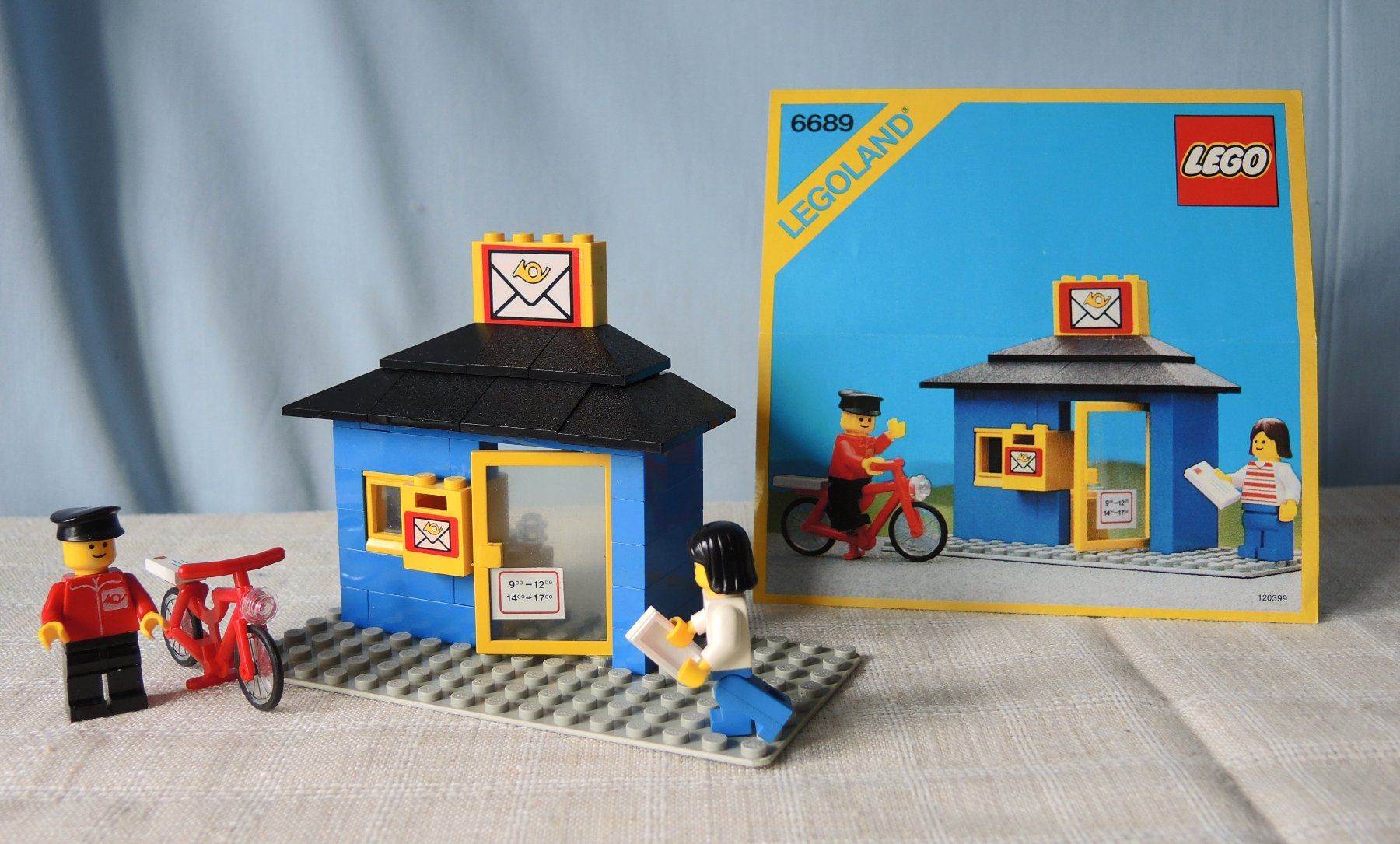 Lego Spielzeuge: kleine Poststelle,  Set 6689  (1985) – Gebraucht aus Burgdorf von ursla50