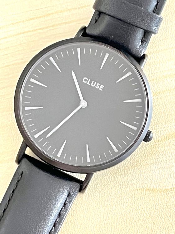 Montre Cluse Damenuhr Schwarz Cluse Damenuhr Minuit Schwarz Cluse