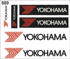 Yokohama Aufkleber Sticker 6teilig (Art. 889)