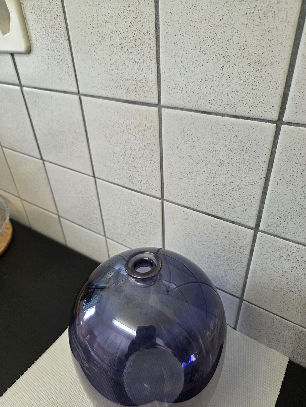 Murano Vasi & Recipienti: Violette Murano Glasvase, signiert – Usato da Dietikon venduto da Allegra34 2