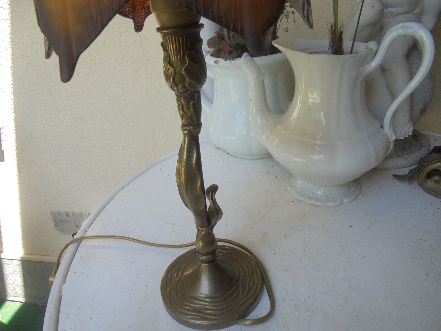 Lampade: Alte Tischlampe, ca. 1950-60 – Usato da Camorino venduto da Hunpete 4