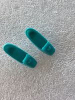 Vintage Barbie pilgrim shoes turquoises