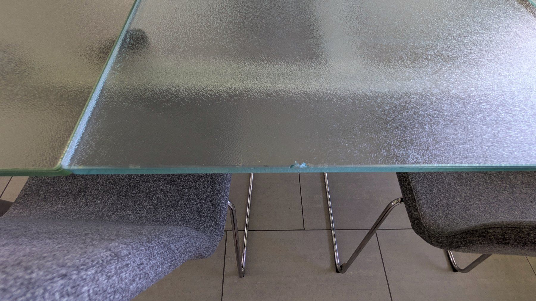 Tische: Esstisch Glas 90x190/245 – Gebraucht aus Münsingen von Schnarchler 6