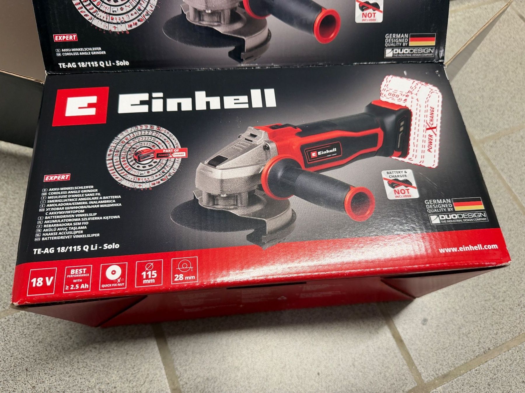 Einhell Tutte le macchine: Winkelschleifer Einhell TE-AG 18/115 Q Li – Usato da Bottighofen venduto da Haebs