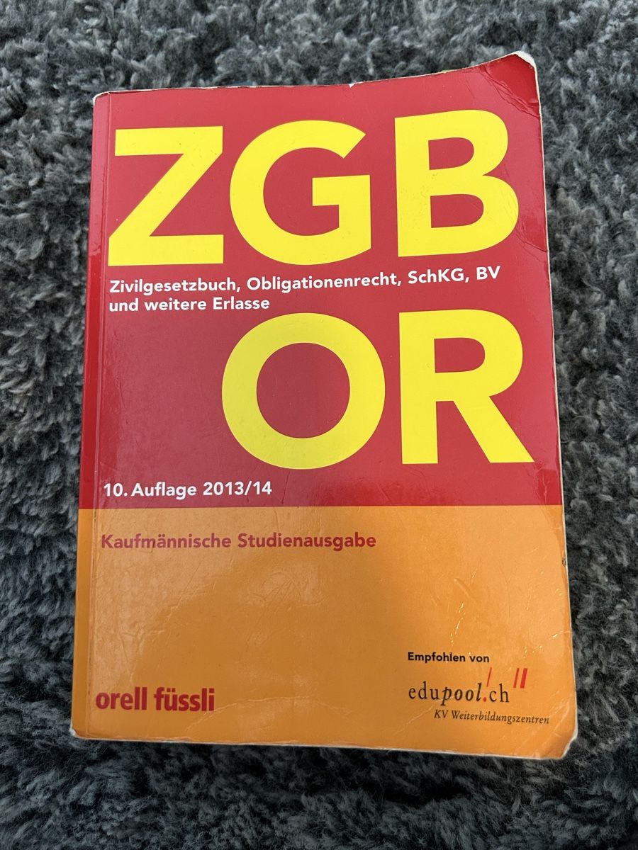 Libri: OR Gesetzbuch – Usato da Dietlikon venduto da ade_sk8v