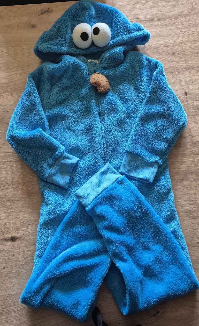 Completi: Kostüm Cookie Monster Grösse 110 – Usato da Oberfrittenbach venduto da Steffi1807