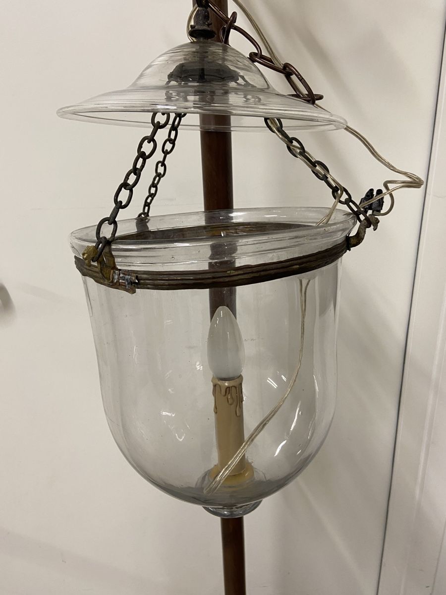 Kronleuchter & Deckenlampen: Antike Kolonial Glas Hängelampe – Gebraucht aus Dietikon von brocki-eyra