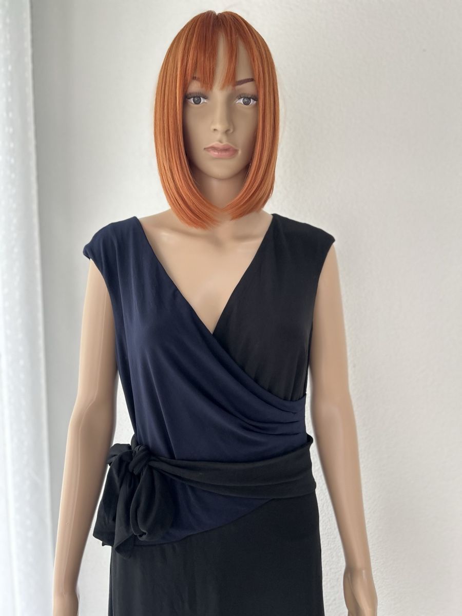 Ralph Lauren Vestiti: Wrap Dress Blue Black Size 10 Good Condition – Nuovo (secondo la descrizione) da Saland venduto da ele_vc96 1