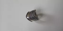Breiter Designer Ring Silber 925 zu Nile Free People Boho