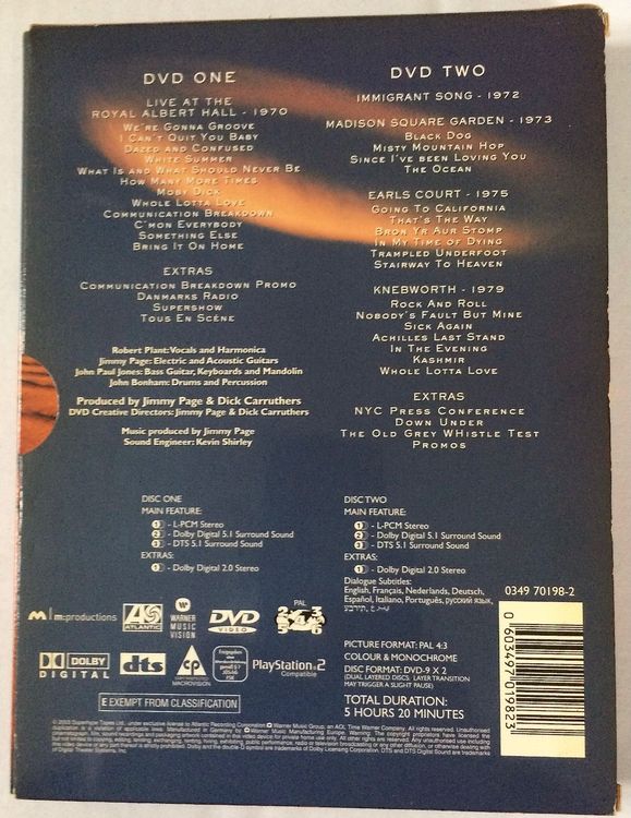 Led Zeppelin 2 DVD SET 2003 | Kaufen auf Ricardo