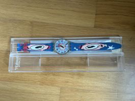 Swatch Gent GULP GK139 1991 Massimo Giacon Vintage OVP 1.-
