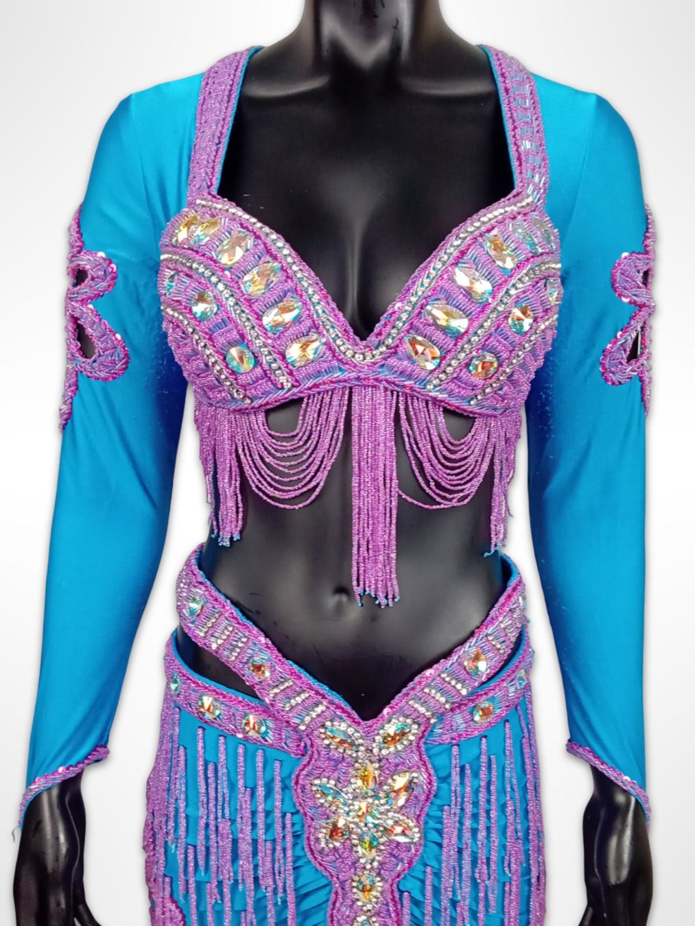 Costumi: Bauchtänzerset blau-magenta – Usato da Suhr venduto da Restwert_Suhr 2