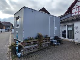 Bauanhänger Mannschaftsanhänger Büro Geschäftsraum 4m