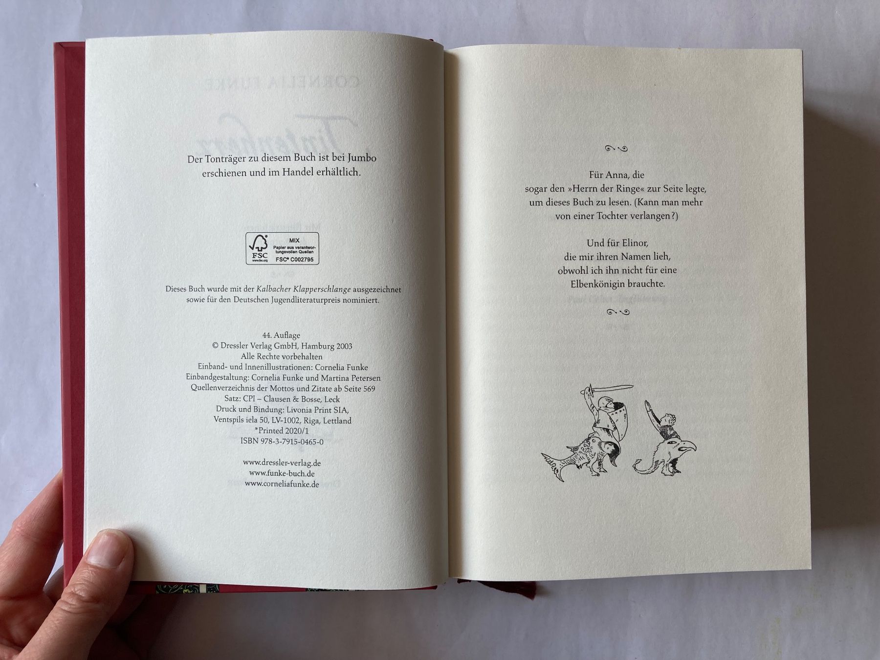 Libri: Tintenherz (von Cornelia Funke) – Nuovo (secondo la descrizione) da Bubendorf venduto da Alpenheidi 5