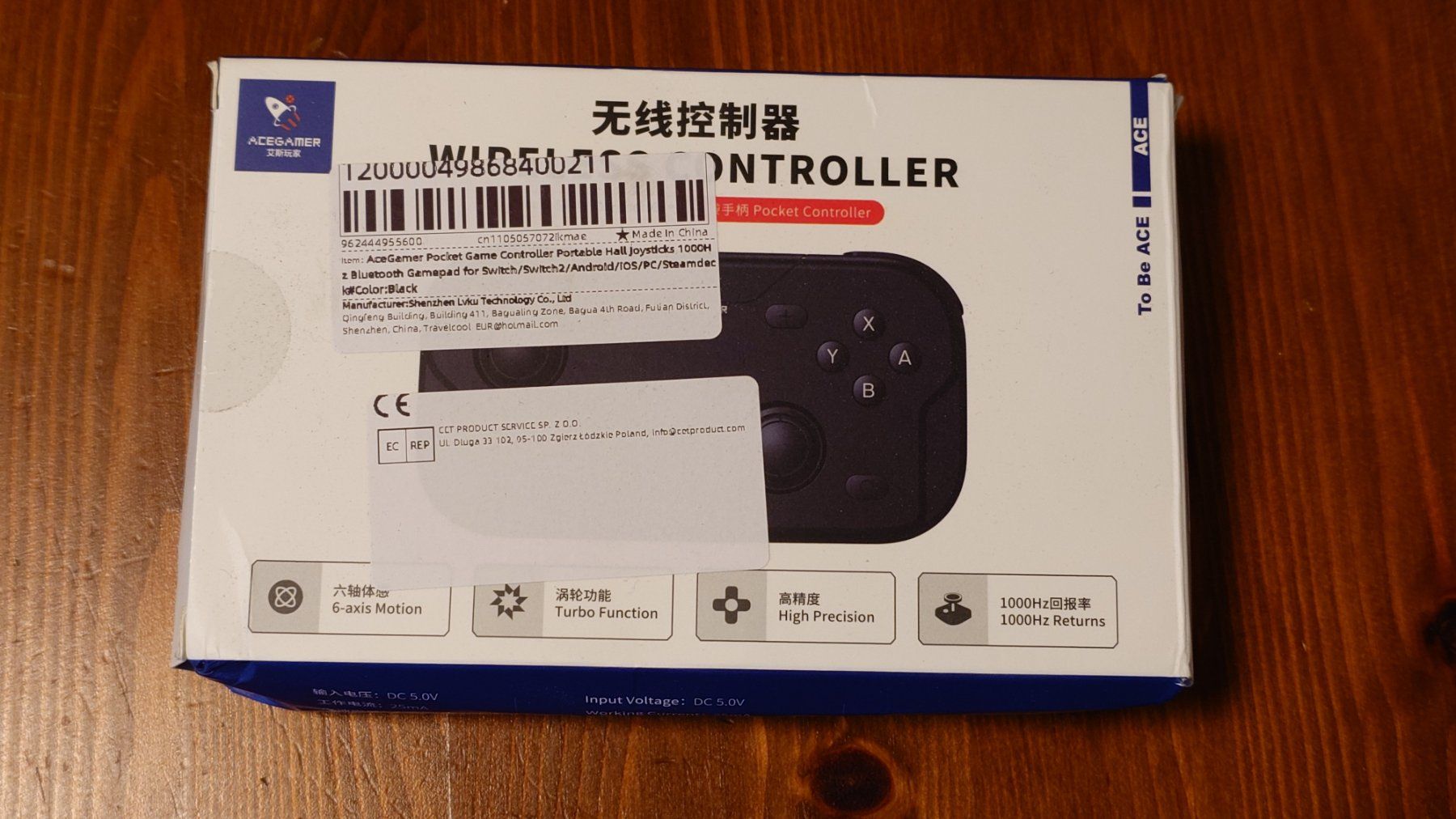 Controller: AceGamer T50 - Handlicher Controller – Nuovo (secondo la descrizione) da Liestal venduto da Moonmadness 2