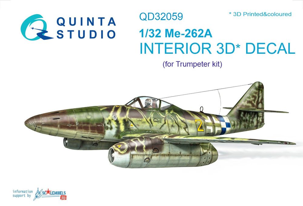 Quinta Studio QD32059 Me262A interior 3D decals Kaufen auf Ricardo