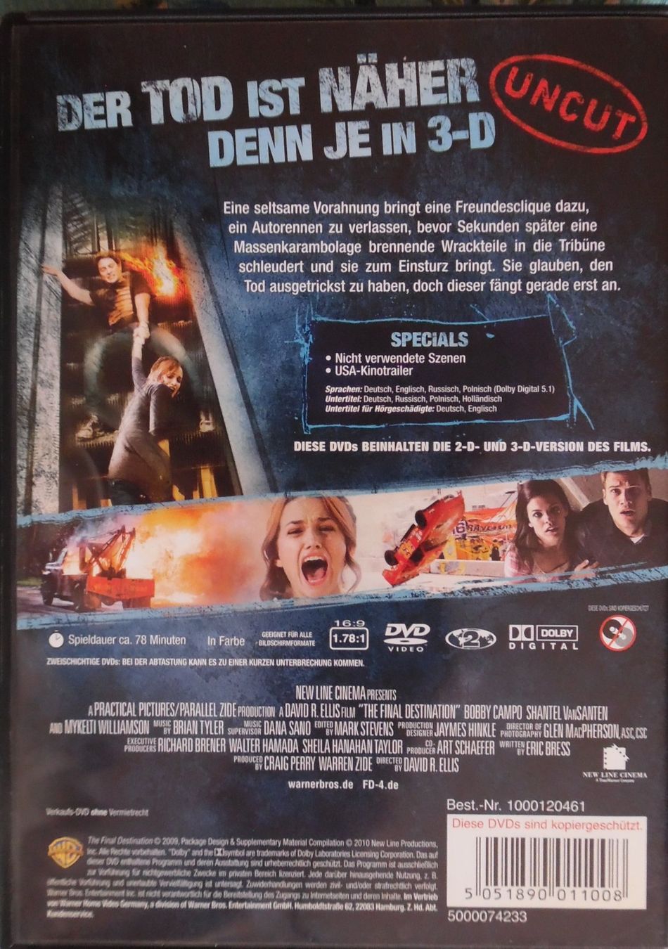 Tutti i DVDs: Final Destination 4 in 3-D – Usato da Bellinzona venduto da Luna093 2
