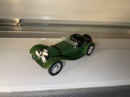 Jaguar SS 100 Modellauto grün 1938 SOLIDO