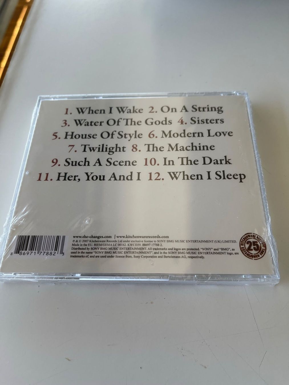 CDs: The Changes - Today is Tonight – Neu und originalverpackt aus Rüti ZH von alumedien 1