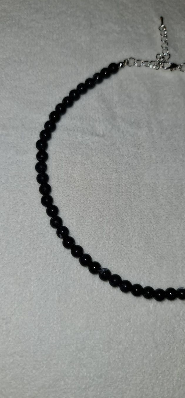 Catenine: Handgemachte Halskette mit schwarzen Perlen – Nuovo e nell'imballaggio originale da Grafstal venduto da sel_yil 2