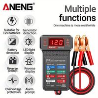 Neuer Multifunktions-Batterietester (grau) LED-Anzeige