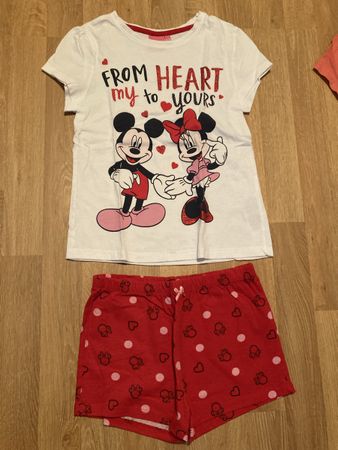Minnie und Mickey Pyjama Shorty Gr. 122/128