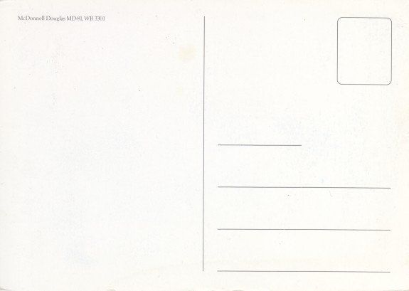 Ansichtskarten: MD-81, Austrian Airlines – Gebraucht aus Zuerich von OceanLinerPostcards 1