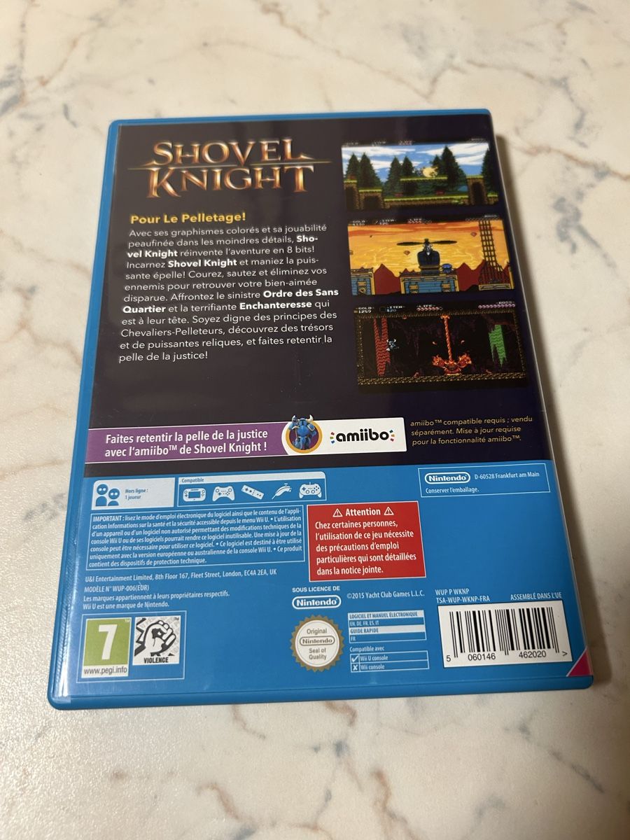 Spiele: Shovel Knight Wii U FRA – Gebraucht aus Pully von PongDayOne 1