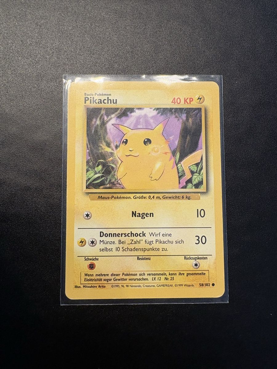 Pokémon Cartes à collectionner: Pokémon Base Set Pikachu 58/102 ab CHF 1 – D'occasion à Stein am Rhein par ste_00