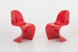 Verner Panton Classic Stuhl von Vitra in Rot