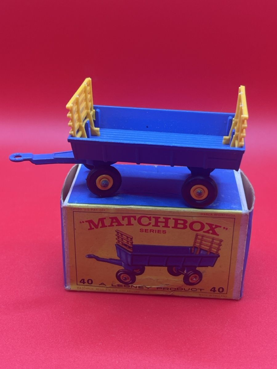 Matchbox Modellini d'auto: Matchbox Lesney Hay Trailer No 40 – Usato da Root venduto da 156500
