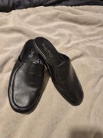 Maria Moda Hausschuhe Leder schwarz guter Zustand