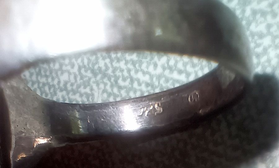 Ringe: Klappring, Erotik, Phallus inside 925 Silber,Perlmut,klein – Gebraucht aus Basel von kim_872m 2
