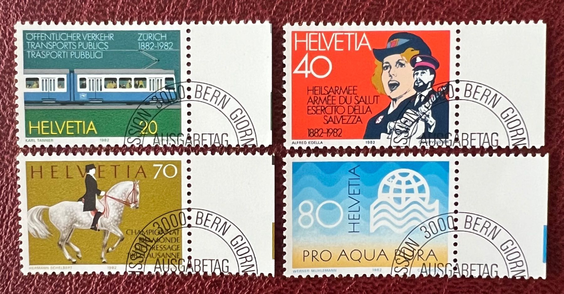 Tutti i francobolli: 1982 Sonderpostmarken II Serie ET – Usato da Endingen venduto da haifu