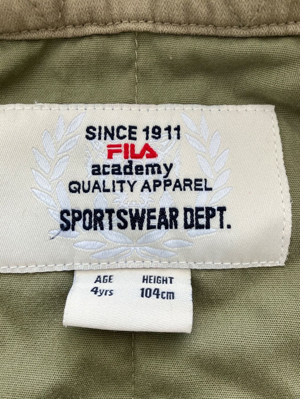Fila Jacken & Mäntel: Fila Baumwolle Jacke Jungen 104 – Gebraucht aus Gümligen von svaud 1