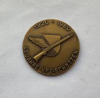 1960 Schützenmedaille Zürich VPZ unz *RRR*