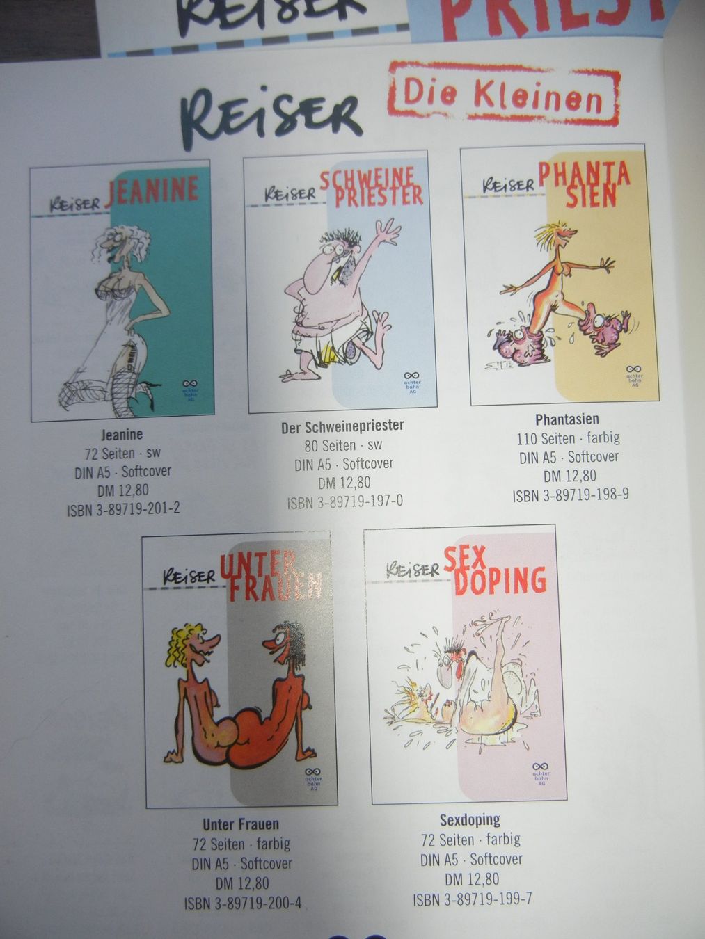 BD: Comic Erotik - Reiser - 5 Comics - Serie komplett – Neuf (Voir description) à Langendorf par sonntag10 6